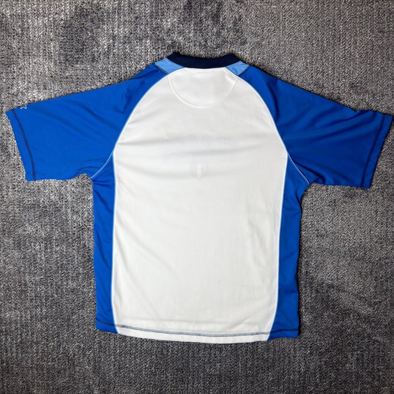 Starter Italia Calcio Soccer Jersey Mens Medium Blue White Embroidered RN 104648 gallery