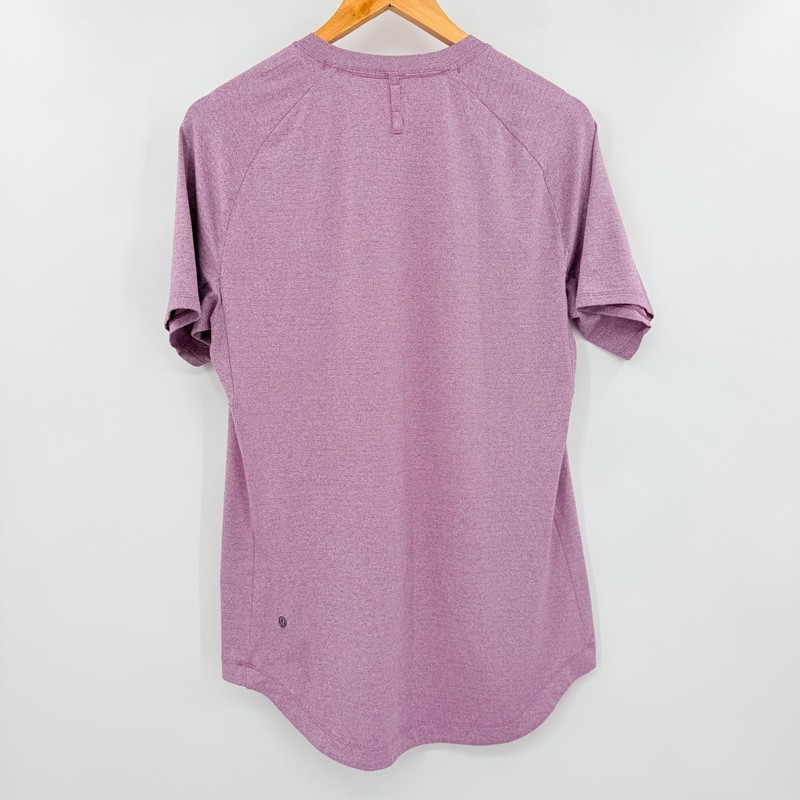 Lululemon Metal Vent Tech Short Sleeve 2.0 Shirt Mens Mauve Heather Purple Gym gallery