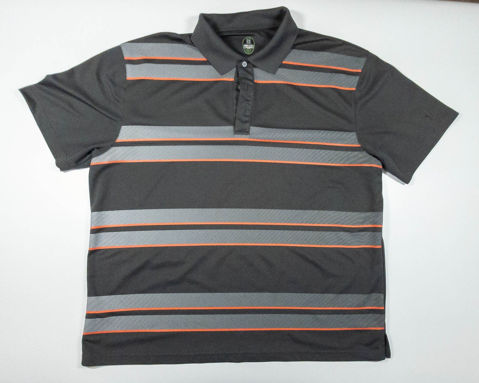 PGA Tour Pro Series Athletic Fit Golf Polo Shirt XXL 2XL 2TG Stripes gallery