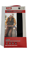 Wrangler Workwear Heavyweight Thermal Top Size L 42-44in Zip Pocket Black New