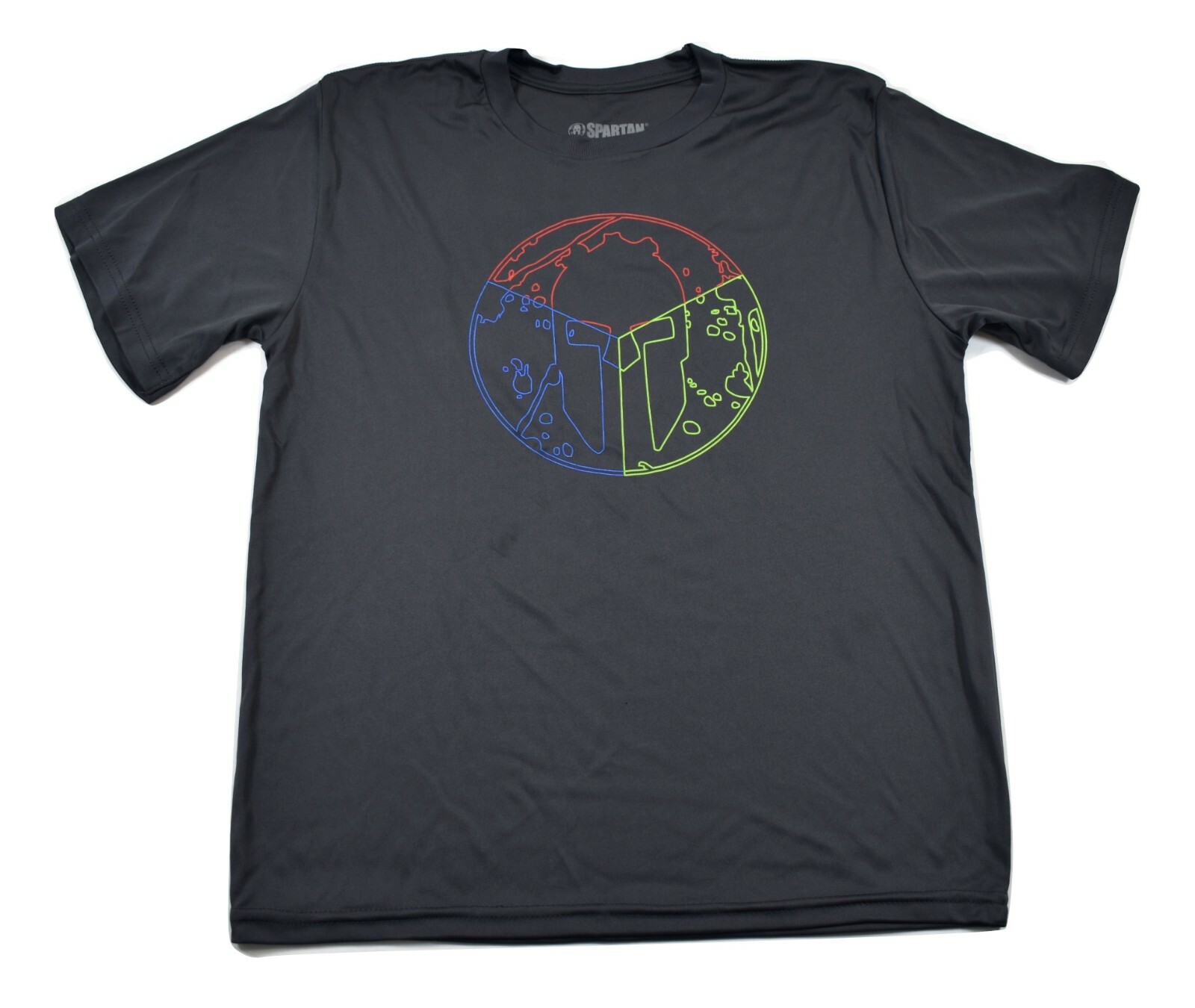 Spartan Mens Spartan Trifecta In Training Charcoal Shirt New XS, M gallery