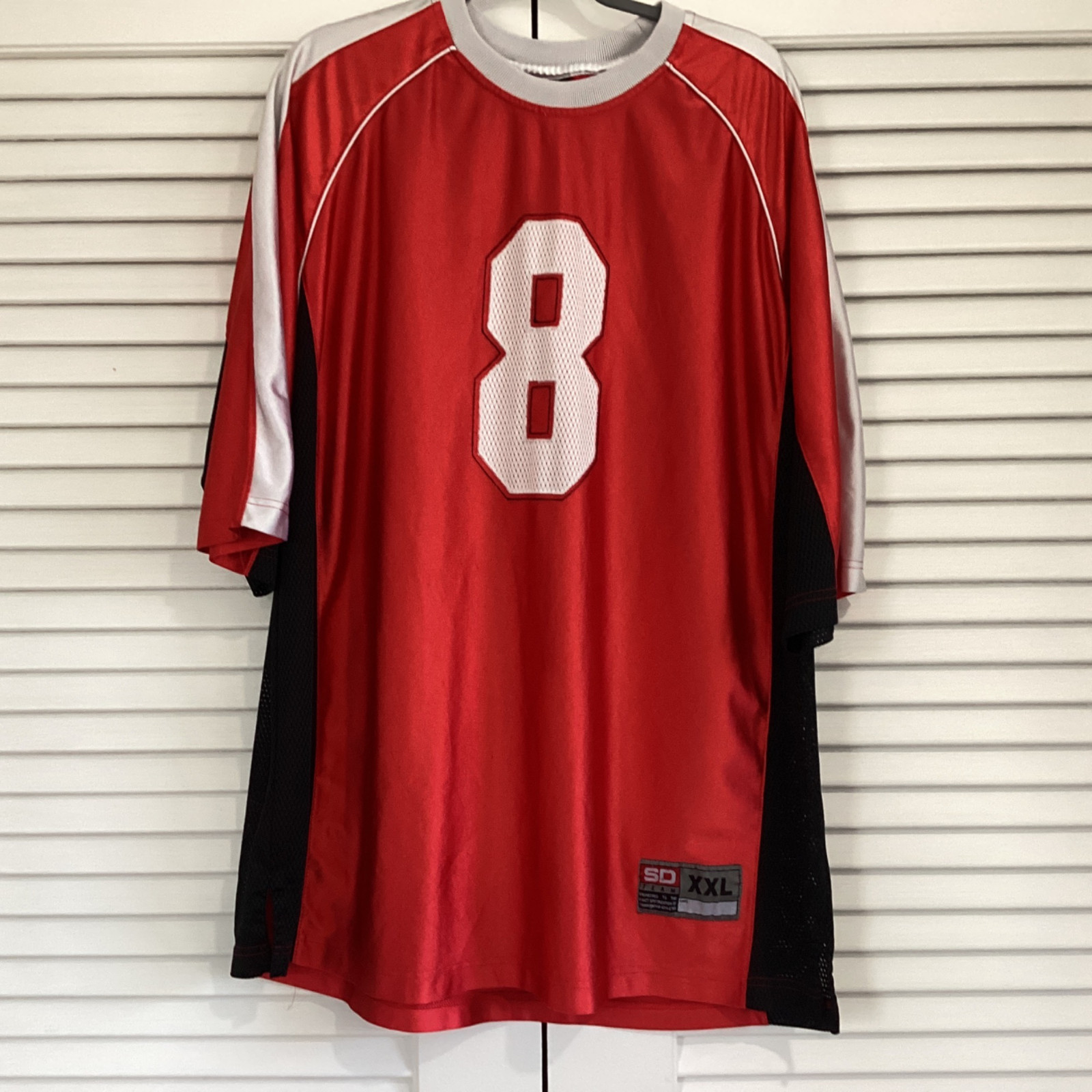 Stardom Team Jersey Mesh Red Black and White Mens #8 Size 2XL gallery