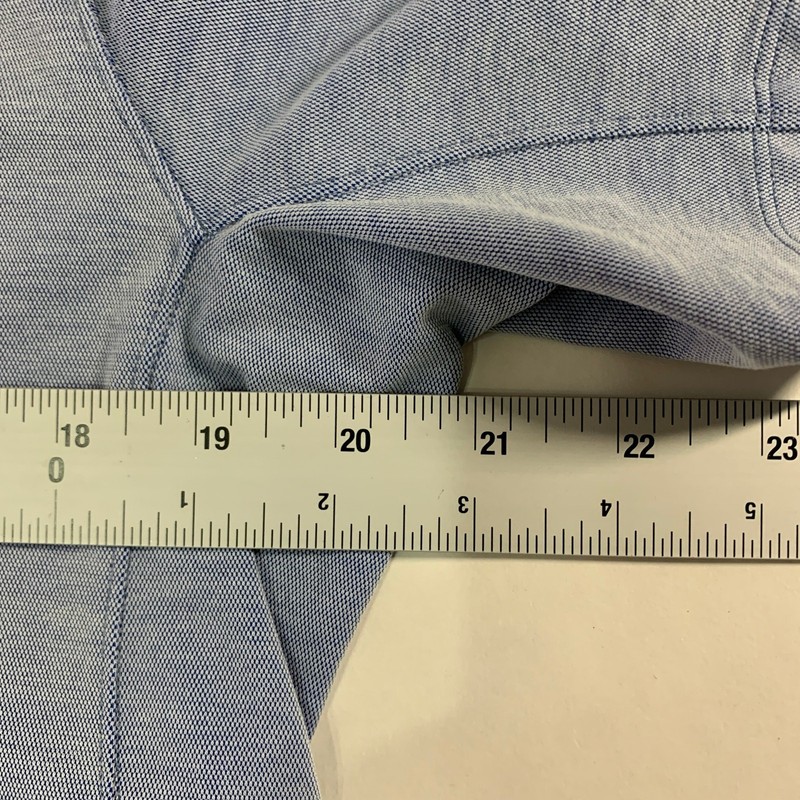Lululemon Commission Short Sleeve Shirt M Harbor Blue Sweat Wicking gallery