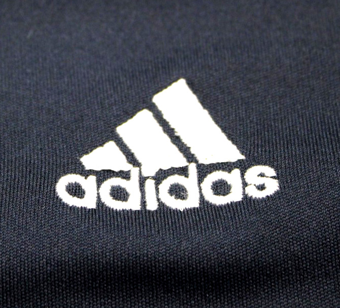 Adidas Pullover Mens Medium Blue 1/4 Zip 3 Stripe Long Sleeve Shirt Training gallery