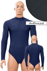 Men’s string body FRV long sleeves matte sports body stretch elastic skin tight