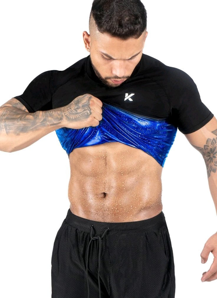Kewlioo Sauna Shirt for Men gallery