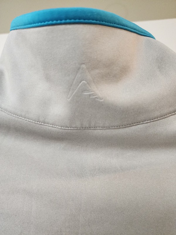 Antigua Gray and Blue Men's Golf 1/4 Zip Vest Quail Chase Golf Club XL gallery