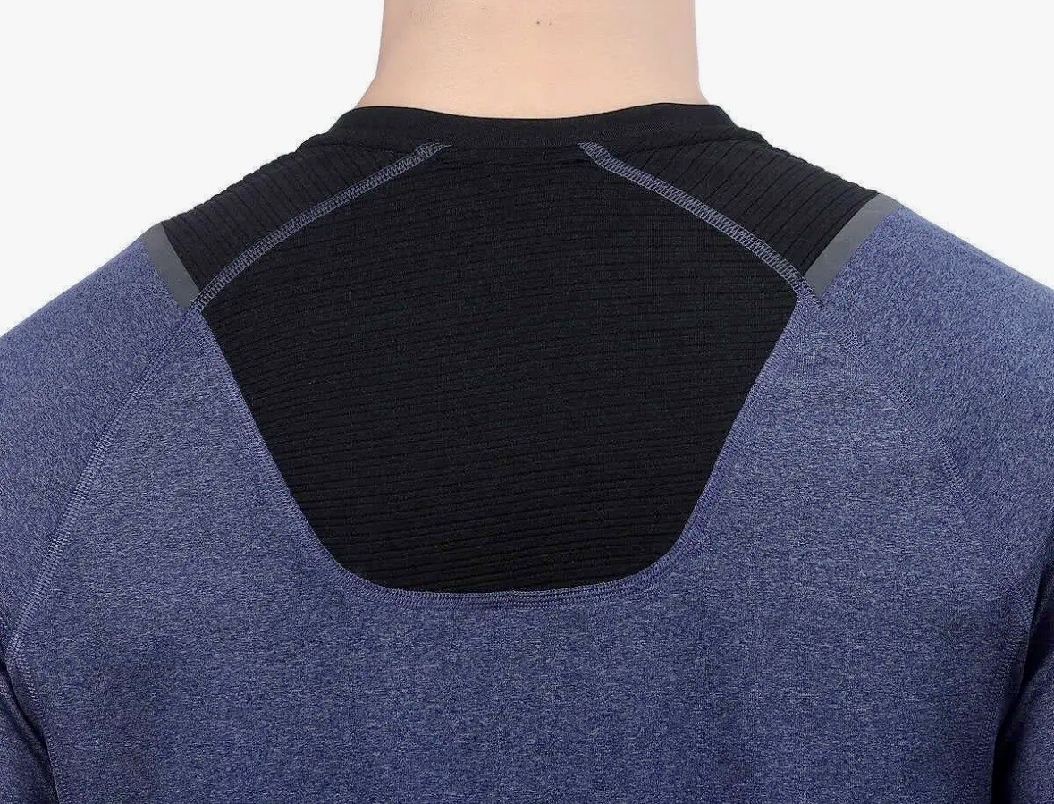 Spyder Men’s Active Long Sleeve Shirt - Dust Navy Heather (Large) gallery