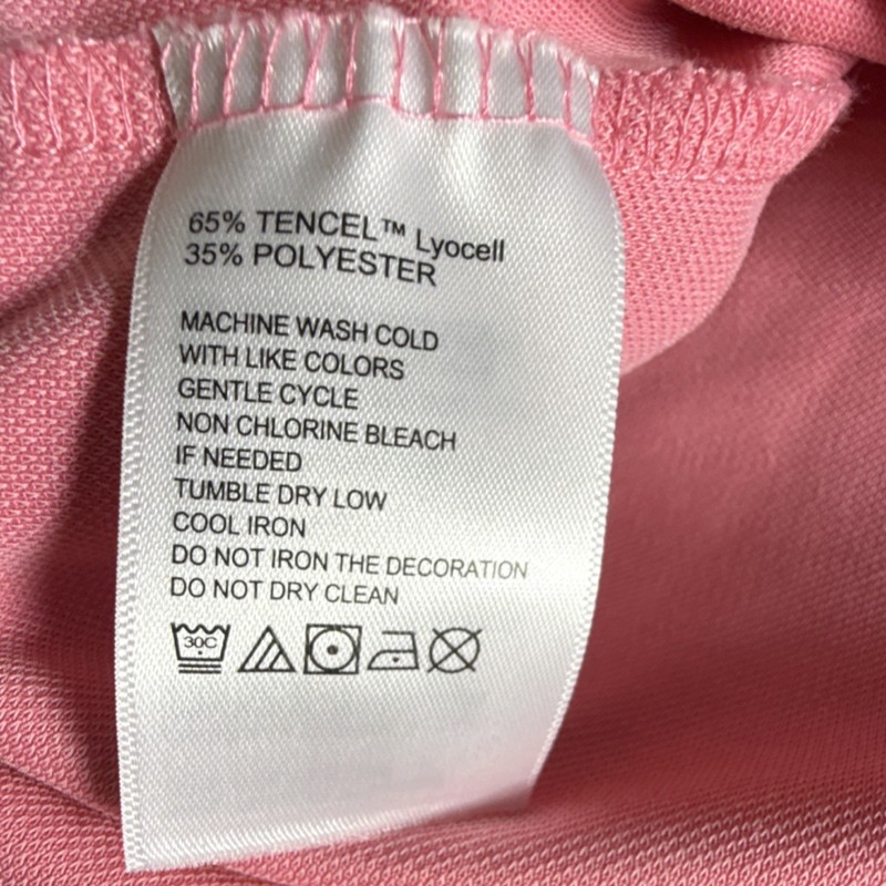 Tommy Bahama Pink 1/4 Zip Mock Neck Pullover XL TENCEL Lyocell Polyester gallery