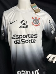 Nike White Corinthians 2024/25 Short Sleeve Memphis M Midium Slim