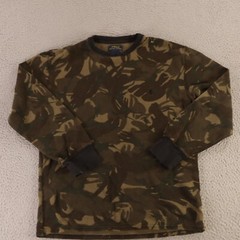 Polo Ralph Lauren Shirt Mens XL Green Camo Cotton Thermal Waffle Knit Base Layer