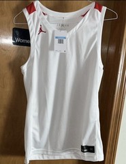Nike Jordan Overtime Basketball Jersey Women’s M Red White FQ5296-109 NWT (B16)