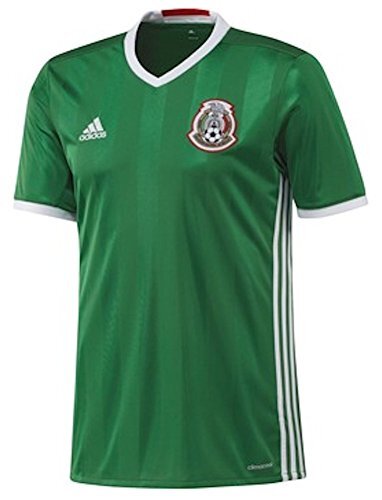 adidas International Soccer Mexico Men's Jersey, Green/White - XS