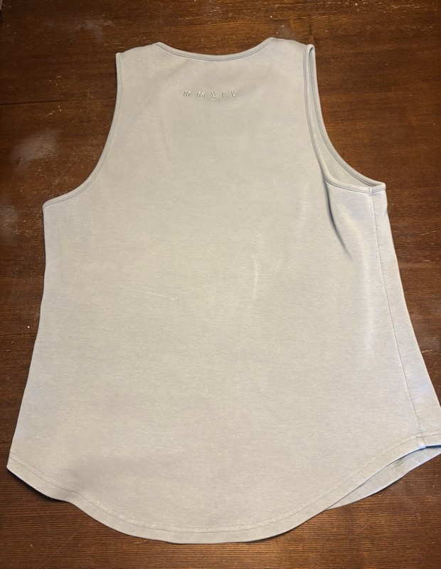 YoungLA 301 Performance Tank Men’s X-Large Cement Gray Sleeveless Athletic Shirt gallery