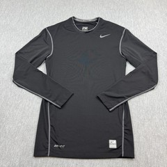 Nike Pro Compression Shirt Mens Medium Black Dry Core Long Sleeve Training Gym