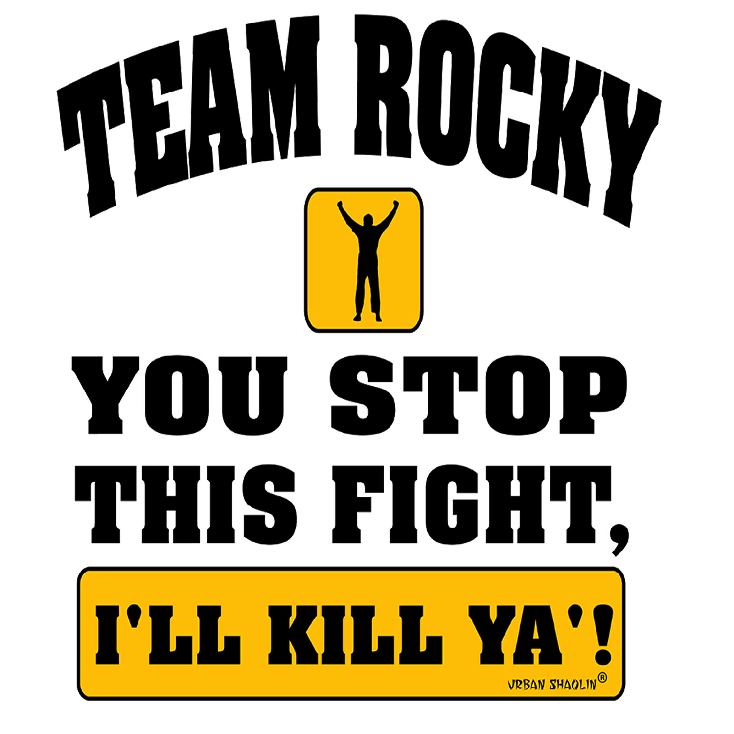 Rock Balboa Quote, Rocky Inspired Boxing Film, Vest Top, Regular Fit, White gallery
