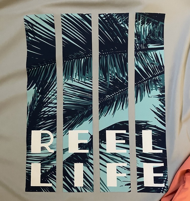 Reel Life Performance Long Sleeve Fishing Shirt Men's Large Orange UV50 Lot Of 2 gallery