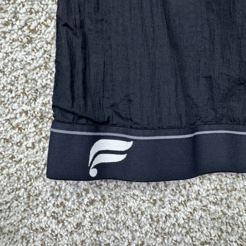 Fabletics Performance Vest Men's Large Black Full Zip Sleeveless Stretch Hood gallery