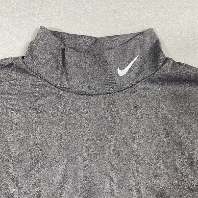 Nike Pro Dri Fit Base Layer Compression Fitted Gray Shirt Size Men's Large Gym gallery