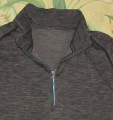 LULULEMON Black Metal Vent Tech Quarter Zip Long Sleeve Shirt Large