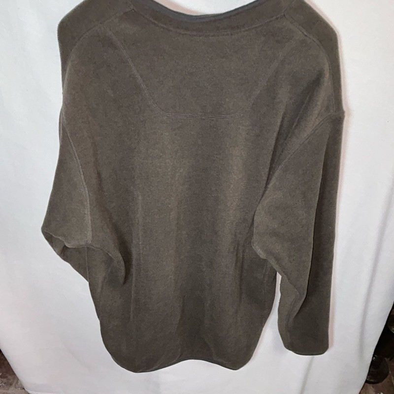 Arc'teryx Men's Gray XL Fleece 1/4 Zip Mock Neck Pullover Zip Pocket comfortable gallery