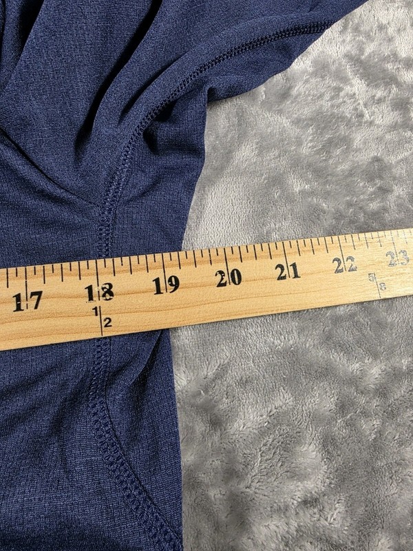 NWT Adidas Men's Training Essentials 1/4 Zip Long Sleeve Shirt Blue Sz Small gallery