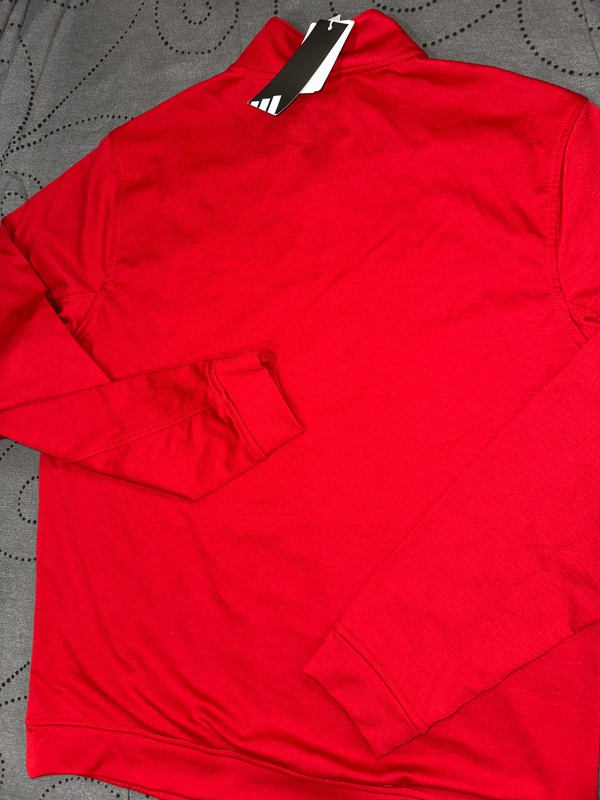 ADIDAS NEBRASKA ELEVATED 1/4 ZIP. RED & WHITE PULLOVER SIZE 2XL MEN NWT $100.00 gallery