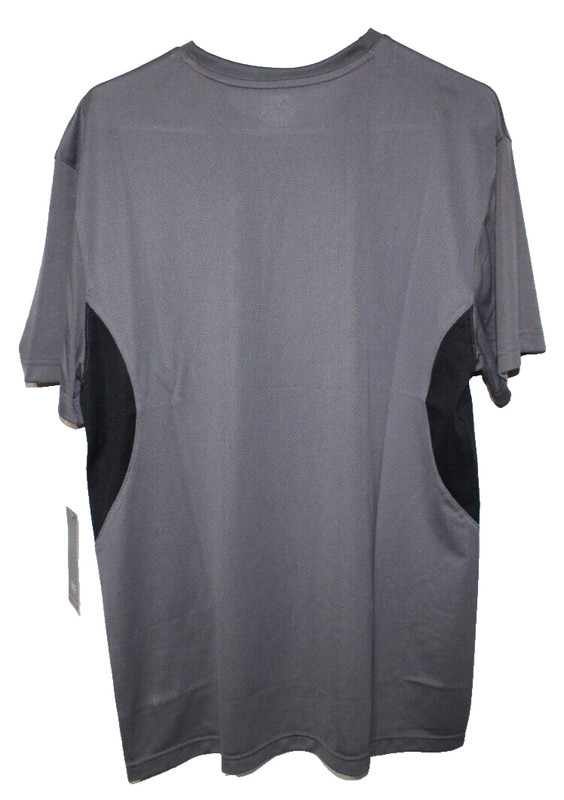 Everlast Everdri Short Sleeve Shirt Moisture Wicking Large Charcoal Gray gallery