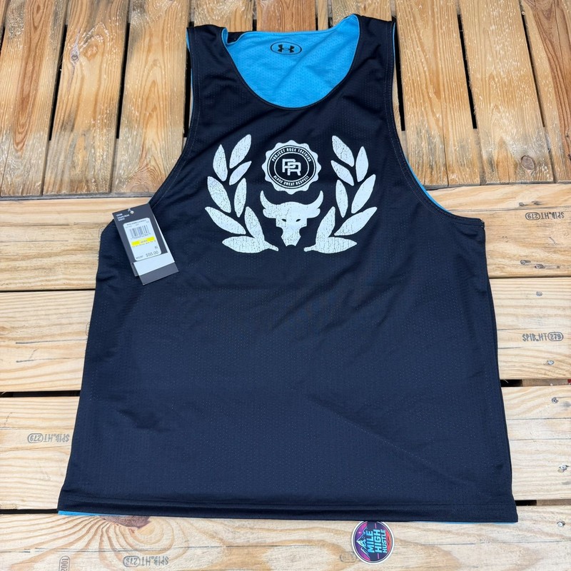 Under Armour Project Rock Reversible Mesh Tank Mens Multi Size New With Tags gallery