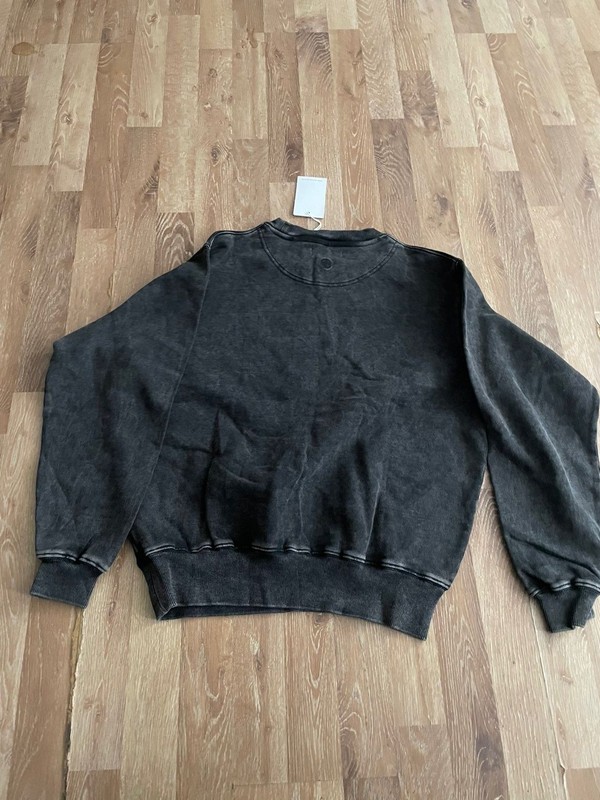 Anine Bing — Ramona Sweatshirt "Paris" — Washed Black — New With Tags Size M gallery
