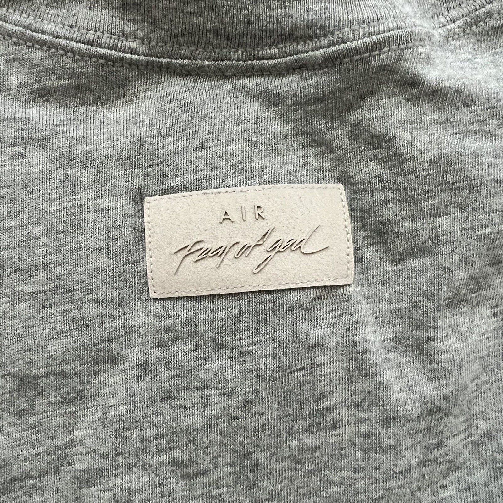 Nike x Fear Of God NBA Warm Up T-Shirt Dark Grey Heather CU4699-063 Men Size S gallery