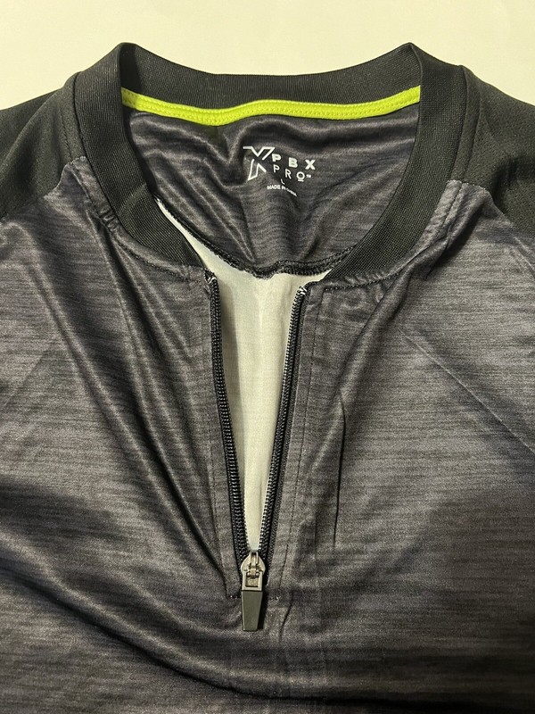 Pbx Pro Men’s Large 1/4 Zip Short Sleeve Tshirt Black gallery