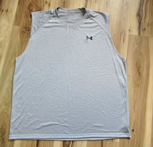 Under Armour Men's UA Sportstyle Left Chest Cut-Off Tank Top – Gray 2XL - NWT