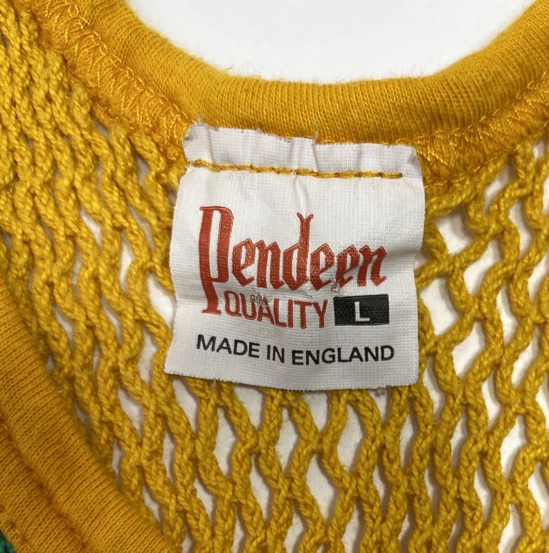 Original Pendeen Rasta String Vest Mesh Mens Cotton Gym Vests Tank Top FishNet gallery