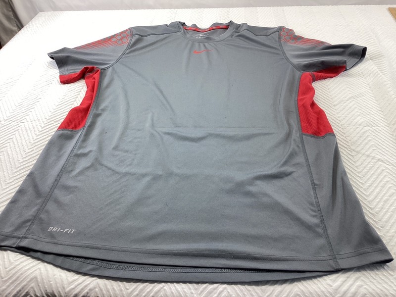 Nike Shirt Mens Large Gray Dri Fit Breathable Training Center Swoosh gallery