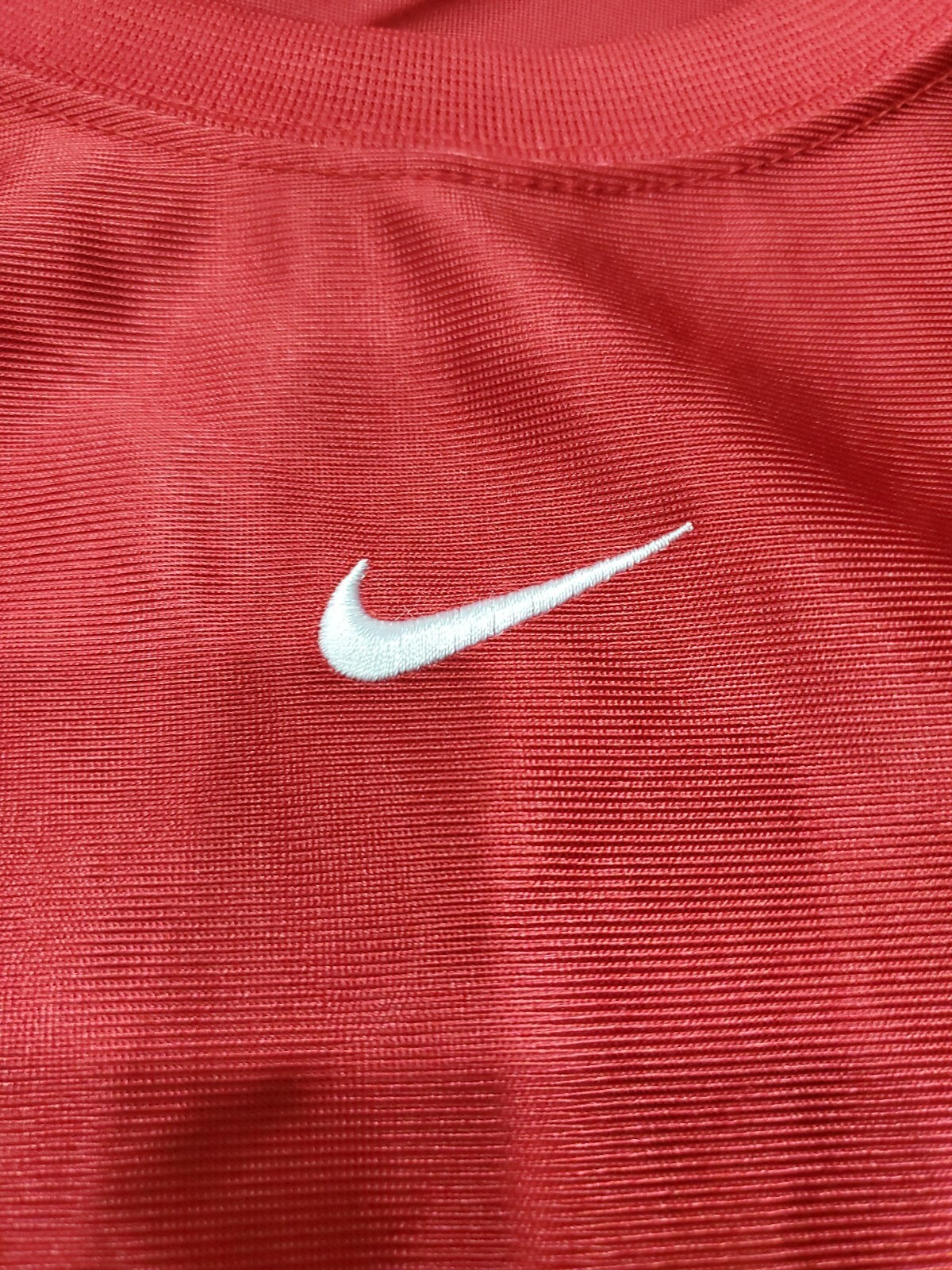ULTRA RARE 1993 NIKE CENTER SWOOSH RED SHIMMER BASKETBALL TANK TOP MEN'S SZ 2XL gallery