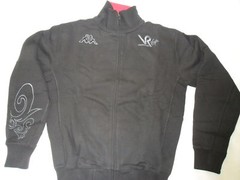 Kappa RaRe VIRGIN RACING FLEECE Race Track sweat shirt Top Jacket Men size S NWT