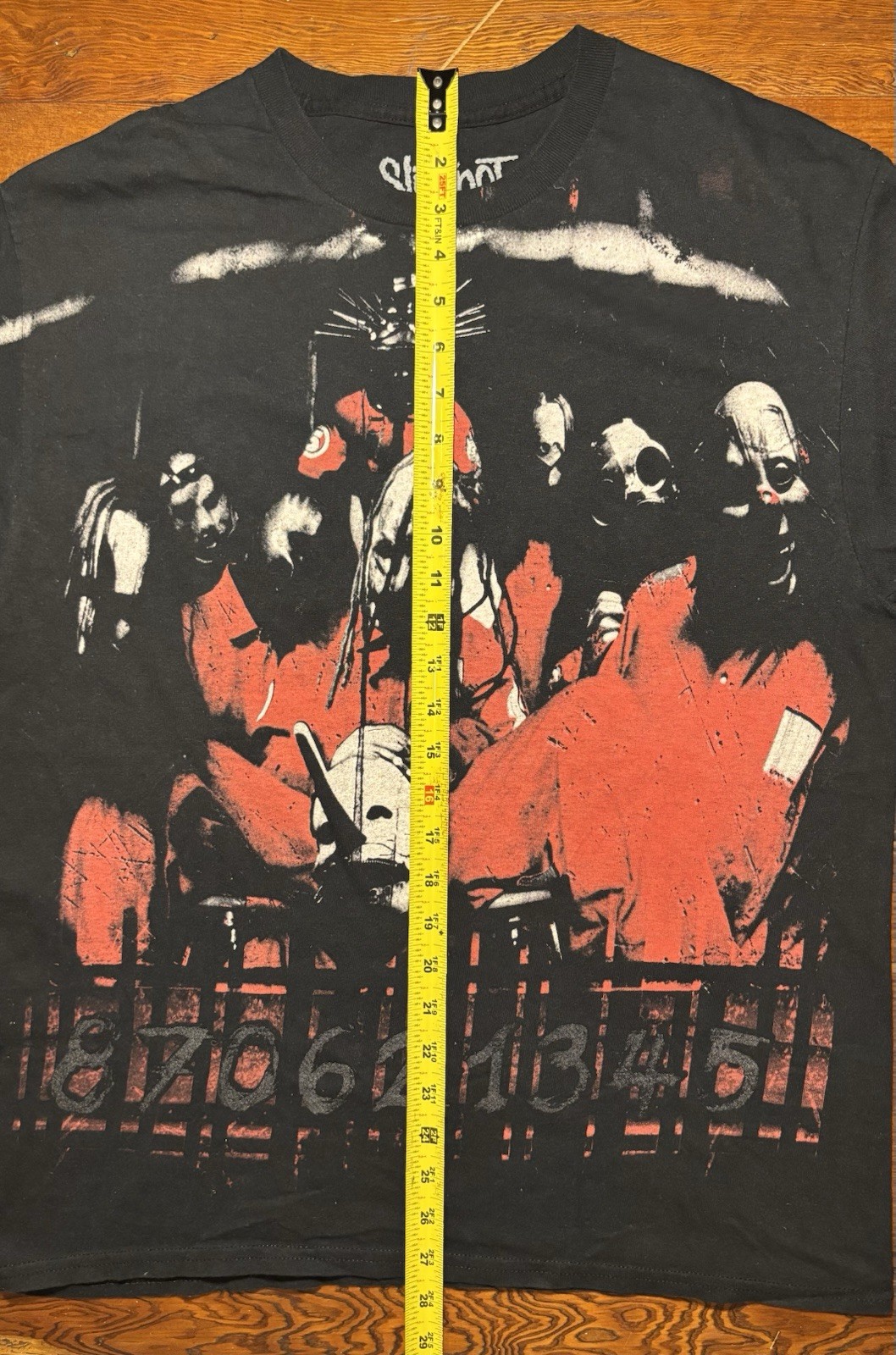 Slipknot AOP All Over Print Metal Goth T Shirt Size L gallery