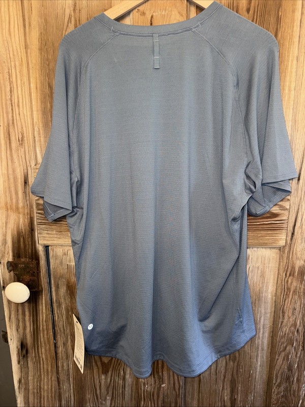 🔥NWT Lululemon Men’s License To Train Short Sleeve - XXL- UTYB/Utility Blue gallery