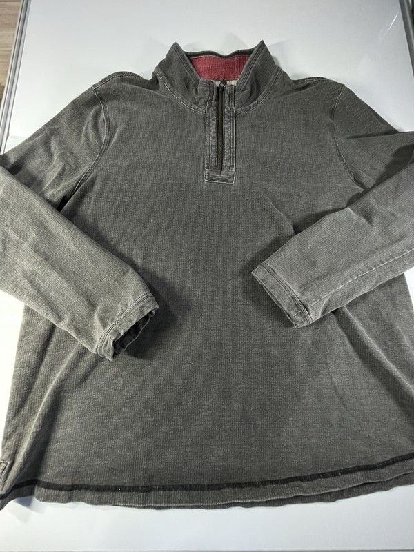 Carbon 2 Cobalt Shirt Size 2XL Mens 1/4 Zip Waffle Knit Pullover Long Sleeve gallery