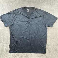 Liberty Pro Shirt Mens XXL Heather Blue Short Sleeve Activewear Athletic T-Shirt