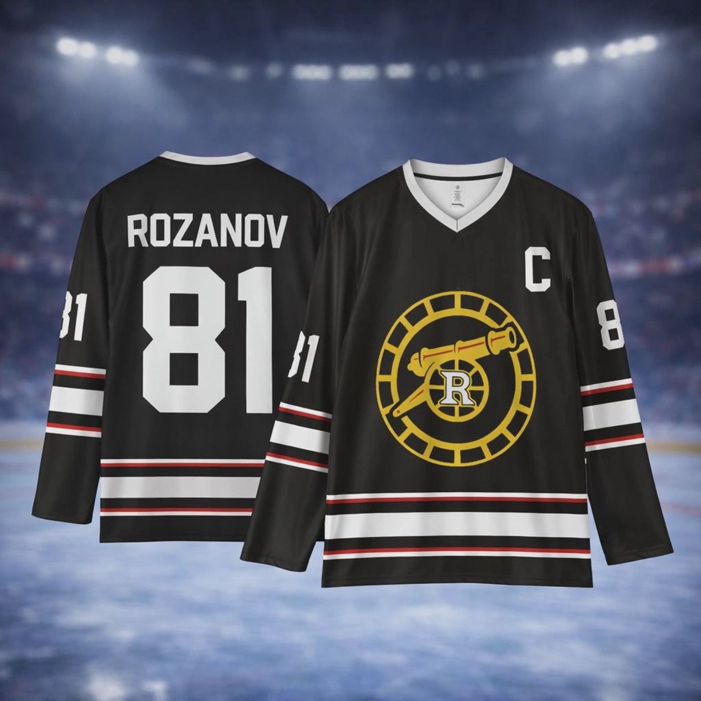 Heated Rivalry Inspired Ilya Rozanov & Shane Hollander Hockey Jersey gallery
