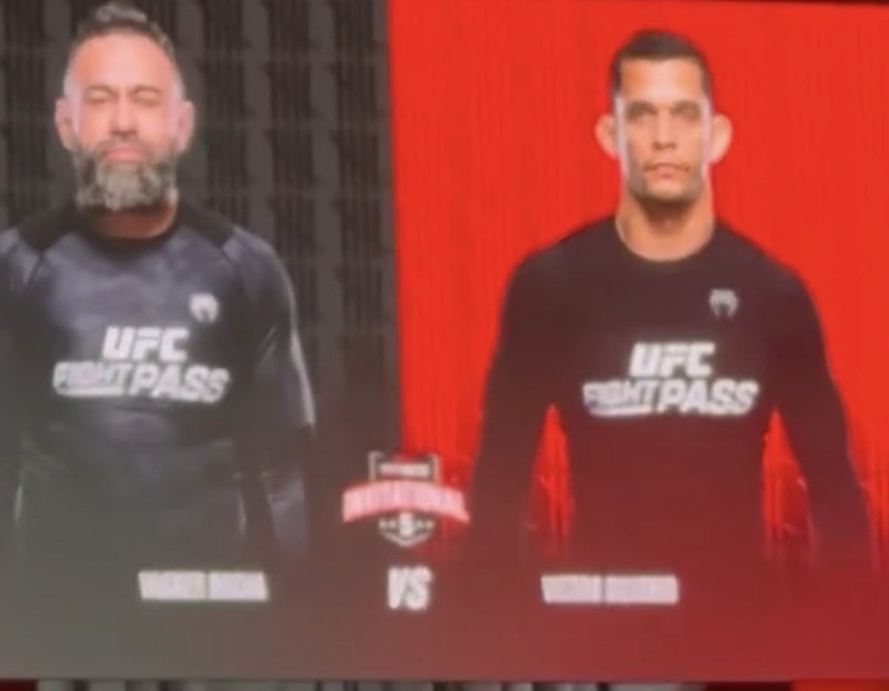 UFC Fight Pass Invitational 5 Rashguard Worn by Victor Silverio Size L gallery