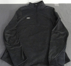 AUDI UNDER ARMOUR THERMAL LOOSE 1/4 ZIP COLDGEAR WARM COMFY BLACK JACKET SMALL