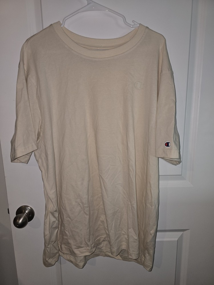 Champion Athletic White Shirt 100% Cotton Men’s Size 2xl Good Condition