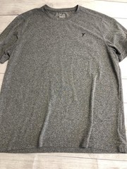 Old Navy Active Shirt Mens XL Gray Go-Dry Short Sleeve Athletic Tee Performance