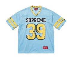 Supreme Bandana Football Jersey Blue Small SS25 Deadstock Brand New In Bag NWT