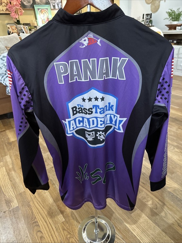 Major League Fishing Competitor Worn Competition Shirt Aaron Panak Size Small gallery