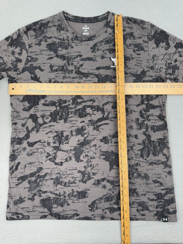 Under Armour Project Rock Payoff T-Shirt Men's XL Printed Graphic AOP Graphic gallery