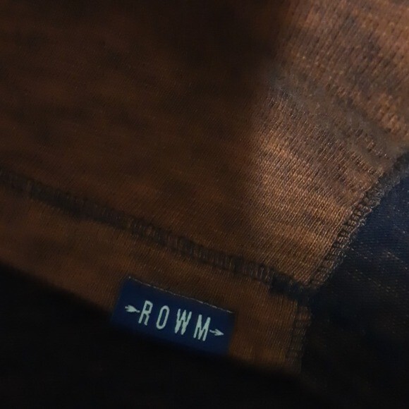 RowM pullover top men 3XB base layer brown outdoor performance casual y2k retro gallery